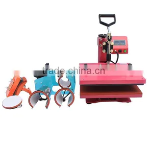 CE Approval T-shirt Cap Mug Plate Combo Heat Press Machine thumbnail-5