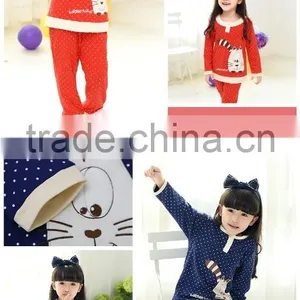 Children Cotton Warm Sleepwear Family Pajamas thumbnail-2