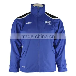 Womens Nylon Windbreak Jacket 210T Nylon Blue Fashionable Rain Jacket thumbnail-1
