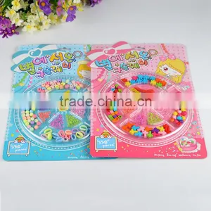 Cartoon Cardboard Pack Diy Beads Set for Children Toys Gifts Various Plastic Beads Mix for Kids Educational Gifts Toys thumbnail-3