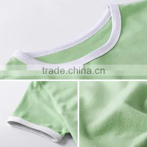 2017 New Design Sexy Hot Girl's Cotton t Shirt thumbnail-5