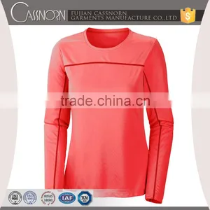 Fancy Soft Design Long Sleeve Woman T-shirt With Flatlock thumbnail-3