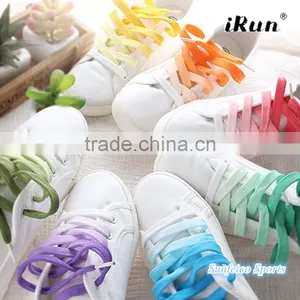 Grey; Green; Watermelon Red; Violet Purple; Orange; Yellow; Cyan Colorful Gradient Shoe Laces~Tie Dye Shoelaces~Accept Custom thumbnail-5
