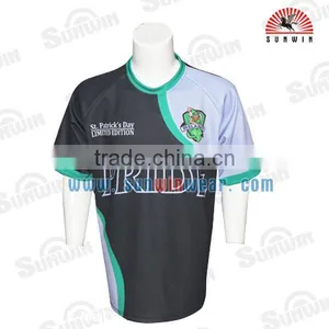OEM 100% Polyester Sublimation Digital Printing Rugby Jersey/rugby Wear Wholesale thumbnail-1