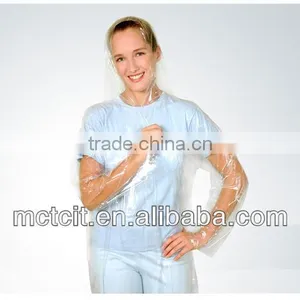 Disposable Healthful Surgical Areas PE Rain Coat thumbnail-1