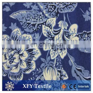 Wholesale Linen Cotton Blend Printed Fabric thumbnail-4
