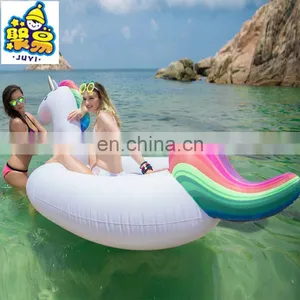 Eco-friendly 7 Color PVC Giant Pool Float Water Pool Floats Inflatable Unicorn thumbnail-3