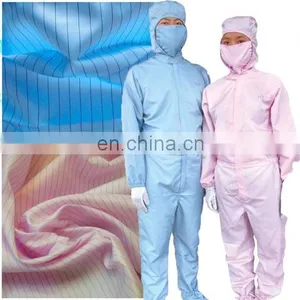 100% Polyester Antistatic/anti-dust Silk Fabric for Cleaningroom Wear thumbnail-4