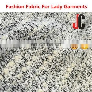 JC Vintage Soft Han Dfeel Knit Polyester Cotton Yarn Dyed Rib Terry Fabric thumbnail-1