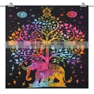 Elephant Tapestry Wall Hanging Bohemian Bedspread Indian Decor Tapestry Throw thumbnail-1