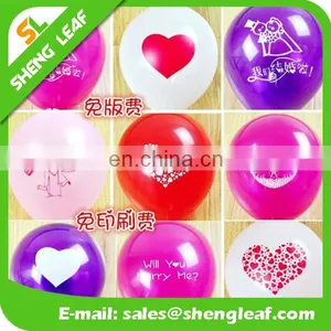 Best Selling With Different Logo Printing Translucent Latex Balloon thumbnail-2