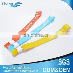 Hot Sale Cool Custom Metallic Woven Event Wristband thumbnail-1