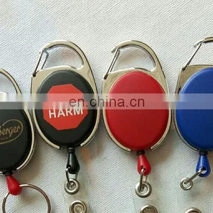 New Cheap Retractable Plastic Key Holder/key Ring Wholesales thumbnail-2