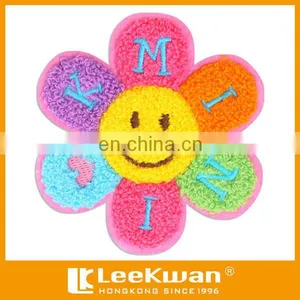 Round&colorful Smile Face Embroidery Badge/patch/emblem Sew-on Garments or Apparel thumbnail-3