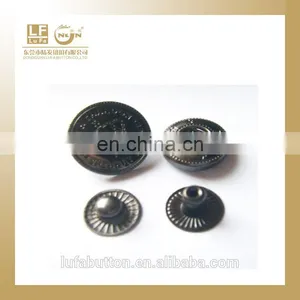 Gunmetal Button Snaps for Leather thumbnail-1