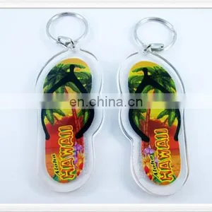Custom Logo Shoes Shaped Cheaper Acrylic Keychain thumbnail-1