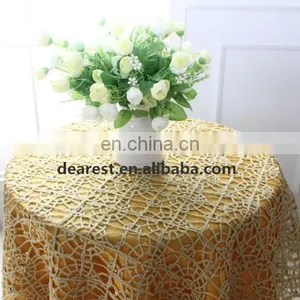 New Elegant Glitter Gold Table Cloth /wedding Table Cloth thumbnail-2