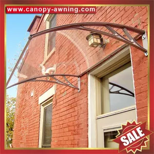 Villa House Door Window Diy pc Polycarbonate Awning Canopy Shelter Canopies Awnings Cover Shield With Engineering Plastic Bracket thumbnail-1