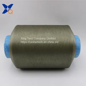 Copper Plated CuS Nylon 6 DTY Conductive Filaments 40D/12F Anti-Static Yarn for Anti Bacteria Textiles Fabrics-XT11854 thumbnail-2