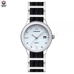 XINBOQIN Dropshipping Custom Wholesale Fashion Lady Simple Design Quartz Brand Name Water Resistant Acetate WatchXINBOQIN Manufacturer Custom Brand Tide Fashion Lady Style Luxury Brand Acetate Women's Watch thumbnail-3
