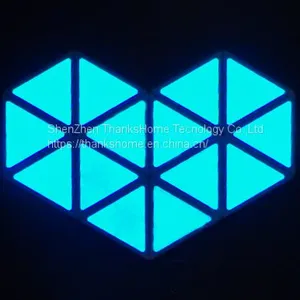 ThanksHome Smart Light Panel White Triangle Led Panel 9 PCS Love Design thumbnail-3
