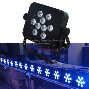 Google RGBWA+UV 6in1 Slim Uplighting Flat Led Par American dj Light thumbnail-1