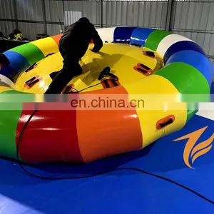Giant Water Towable Ski Tube Saturn Rocker Inflatable Water Disco Boat thumbnail-6