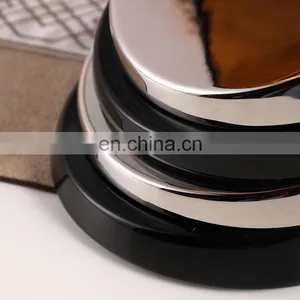 European New Design Creative Geometry Shape Modern Ceramic Lamps for Hotel Home Decor thumbnail-3