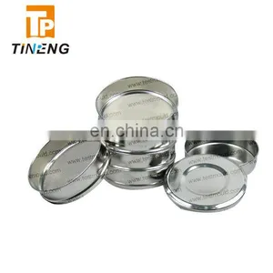 Chinese Supplier Laboratory Soil Sand Stainless Steel and Iron Wire Mesh and Perforated Plate Test Sieve thumbnail-1