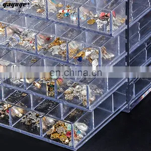 Nail Art Tools Container Decoration Storage Box120Cells Nail Art Glitter Rhinestone Decorations Store Empty Storage Case Nail thumbnail-3