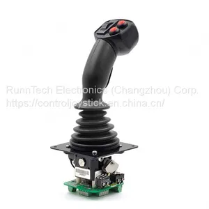 RunnTech 3 Axis Spring-return Hall Effect Sensor Joystick With 0 to 5V DC Analog Output thumbnail-1