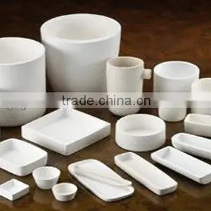 High Pure Zirconia Crucible For Melting Glass And Rare Metal thumbnail-1
