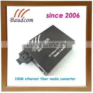 High Quality Dual Fiber 10/100M Ethernet Media Converter thumbnail-1