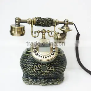 Mini Antique Wooden Telephone thumbnail-1