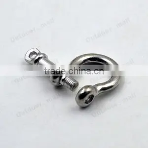 10 Pcs /Lot Silver Adjustable Paracord Buckle O-shaped Survival Shackle thumbnail-4