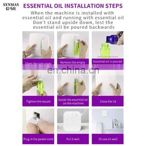 Small Wall-mounted or Countertop High-quality Essential Oil Aroma Diffuser thumbnail-2