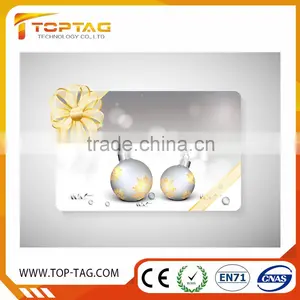Custom Design Plastic Gift Card for Christmas / Festival thumbnail-3