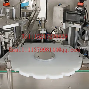 High Quality Small Volume Lyophilized Powder/essential Oil Filler Automatic Bottle Filling and Caping Packing Machine Line thumbnail-4