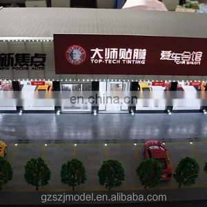 4S Car Shop Miniature Building Model With Architectural Model Material ,scale Model thumbnail-3
