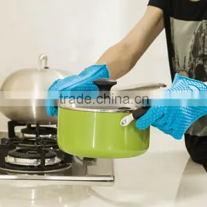 Heat Resistant Silicone BBQ Gloves thumbnail-1