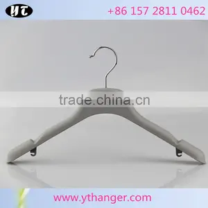Grey Plastic Hanger With Rubber Coated Rubber Hanger for Clothes thumbnail-1