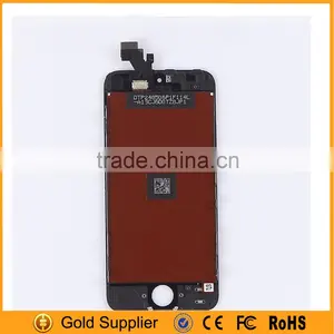 Black White LCD Display Touch Digitizer Complete Screen With Frame Full Assembly Replacement For Iphone5 5s 5c thumbnail-1