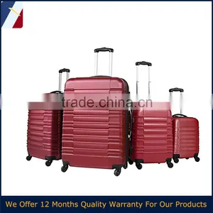 16''/20''/24''/28'' 4pcs Lightweight Abs Trolley Spinner Luggage Set Quality Choice thumbnail-1