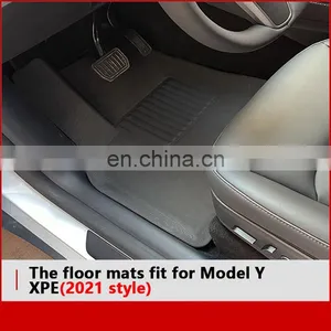 2021 Style 3D Floor Mats for Tesla Model y Car Parts Easy to Wash thumbnail-3