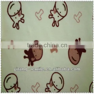 2014 Newest Cute Printed Fleece Fabric thumbnail-1