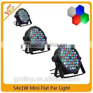 Vitop C043 Mini Stage Light 54x1w Rgbw Led Flat Par Light thumbnail-1