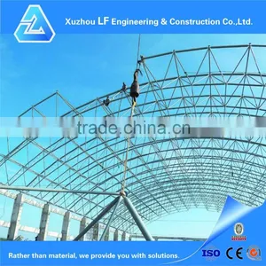 High Quality Long Span Steel Barrel Space Frame thumbnail-5