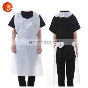 HDPE LDPE Plastic Disposable PE Apron for Food Processing Industry Service Hotel Restaurant Cooking Safety thumbnail-2