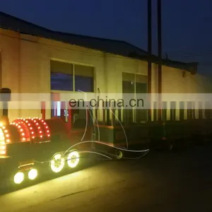 Zoo Kids Electron Steam Tourist Old Fashion Battery Operated Trackless Train thumbnail-3
