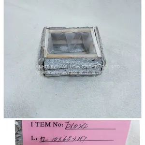 Rectangular Poplar Bark Planter thumbnail-2
